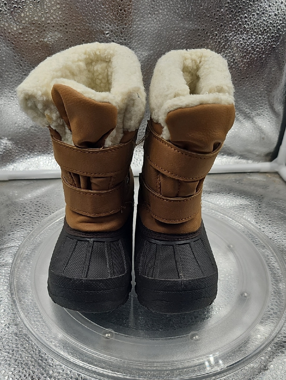 S Tan And Dark Brown Koala Kids Boots
